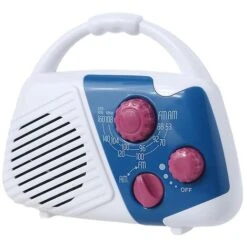 Waterproof Aa Battery Fm Am Radio Shower Radio With Speaker For Bathroom -Bathroom Supplies Store 96461039 3