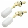 Pack Float Valve For Automatically Filling Dog Waterers, Automatic Filling 1/2 Small Float Valve/Miniature Plastic Float Valve -Bathroom Supplies Store 96488176 1