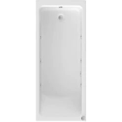 Vitura 1500x700mm Single Ended Square Whirlpool Bath 6 Jets Acrylic Bathroom -Bathroom Supplies Store 97071787 5