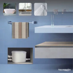 Aquamatix Silencio 2 Sanitary Pump 400W Lift Pump Silent And Power Lift Shower Pump -Bathroom Supplies Store 97224442 5