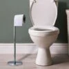 2 In 1 Toilet Roll Holder Free Standing -Bathroom Supplies Store 9730629 1