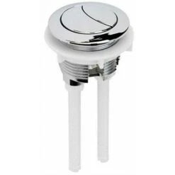 Flush Mechanism Set Of 1 Universal Toilet Cistern Push Buttons - 38mm - Pop Up Button - Standard Flush Button