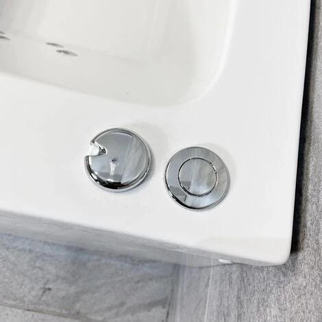 Suma Square Style Whirlpool Spa Bath 1600 X 700mm With 6 Or 11 Jet + Light, 6 Jets 5 Suma Square Style Whirlpool Spa Bath 1600 X 700mm With 6 Or 11 Jet + Light, 6 Jets - Image 3