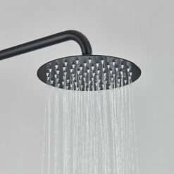 Shower System Black Shower Mixer Taps Shower Set 3-Function With Rainfall Shower Handheld Bath Tub -Bathroom Supplies Store 99338397 3