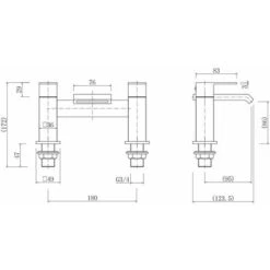 Architeckt Skara Bath Mixer Tap -Bathroom Supplies Store 9976184 5